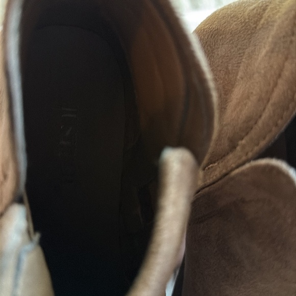 Women's brown Suede Ankle Boots - Picture 7 of 10